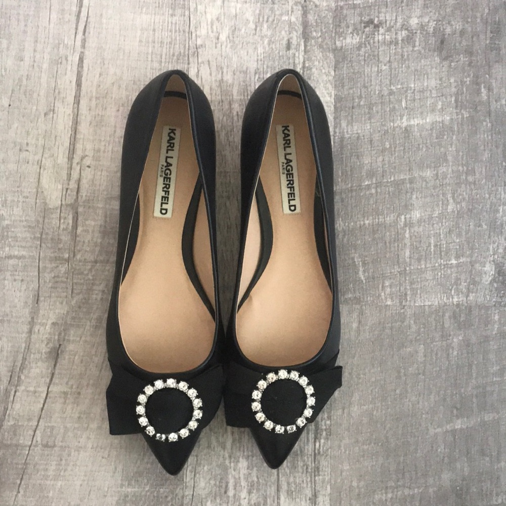 Karl Lagerfeld Black Shoes